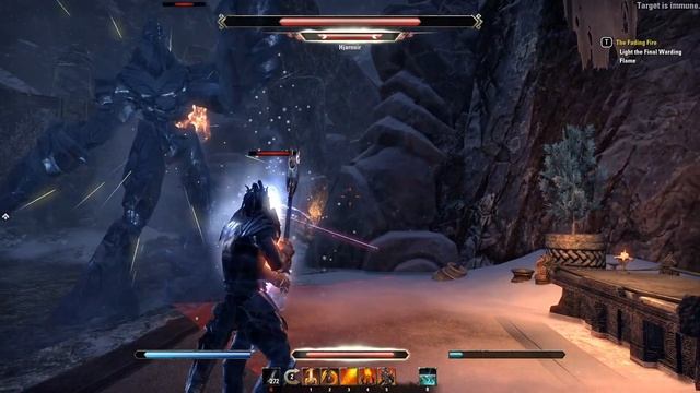 ESO Labyrinthian playthrough (solo, PVP armour, Argonian dragonknight tank build) смотреть онлайн