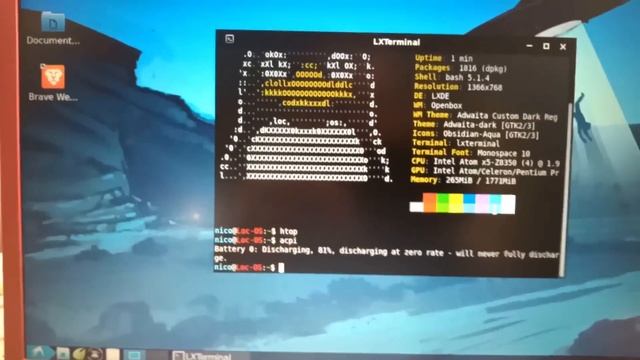 Intel Atom con 2GB de ram y Loc-OS Linux al palo!!! смотреть онлайн