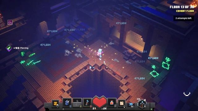 Easy Max Power Gear - Minecraft Dungeons Tower Glitch - Bring Your Build - 263 Gilded Unique Items смотреть онлайн