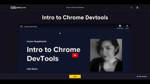 Crushing Codecademy PRO WEB DEVELOPMENT career path Challenge - Intro to Chrome Devtools смотреть онлайн