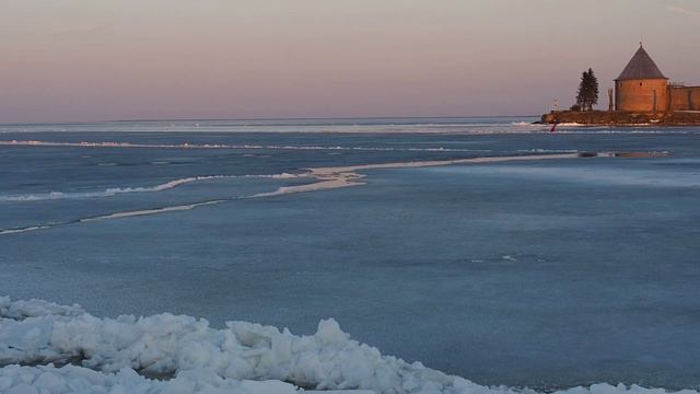 Льдины на Ладожском озере (3) смотреть онлайн