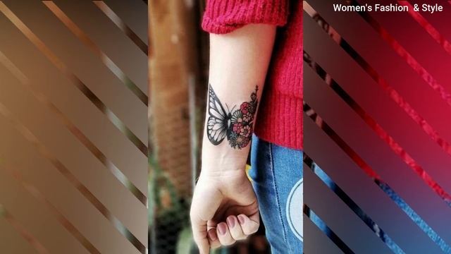 Cute Lovely Butterfly Tattoos For Girls 2023 | Simple Butterfly Tattoo Design Ideas | Girls Tattoos смотреть онлайн