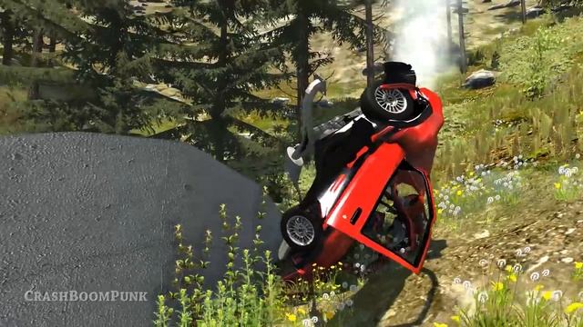 Crazy Jumps #5 – BeamNG Drive Crashes | CrashBoomPunk смотреть онлайн