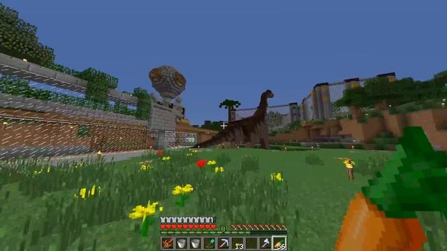 Minecraft Dinosaurs! || 482 || Soccer or Football? смотреть онлайн
