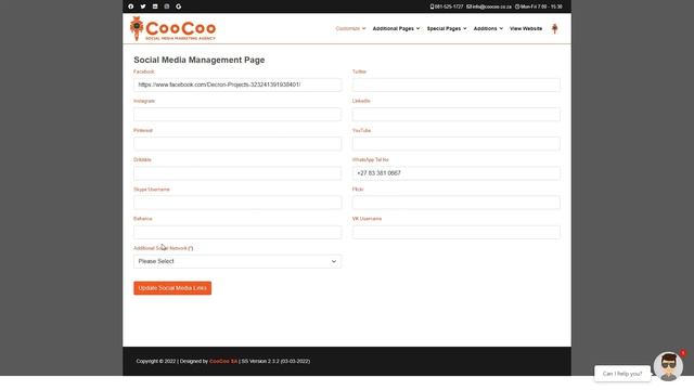 CooCoo Smart Site V2 2022 - 8: Social Media Links - Build your Joomla website in under 1 Hour! смотреть онлайн
