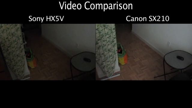 Sony DSC-HX5V vs Canon SX210 Video Comparison In Low Light смотреть онлайн