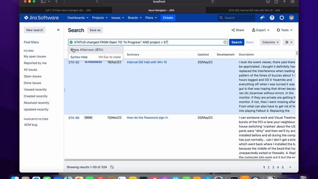 Status changed JQL. JQL for issue field value change. #Jira смотреть онлайн