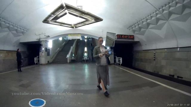 Станция метро Тульская // 25.08.2017 смотреть онлайн