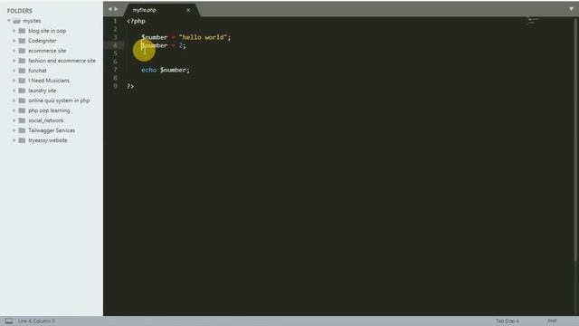 04 - Variables in php | PHP and MYSQLI for beginers | Hindi / Urdu | Yazdan Haider смотреть онлайн