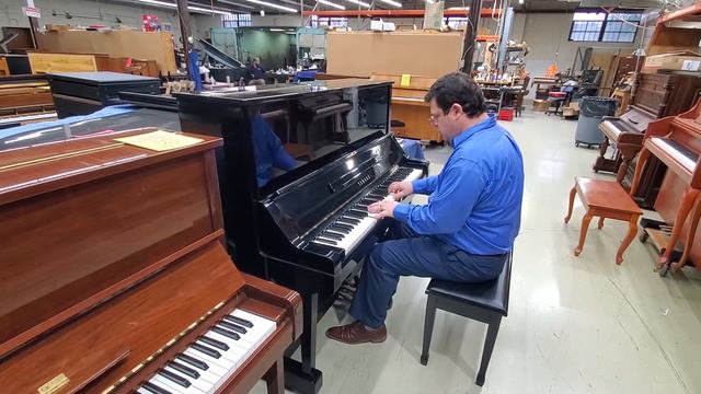 1978 Yamaha U3 Professional Upright Piano смотреть онлайн