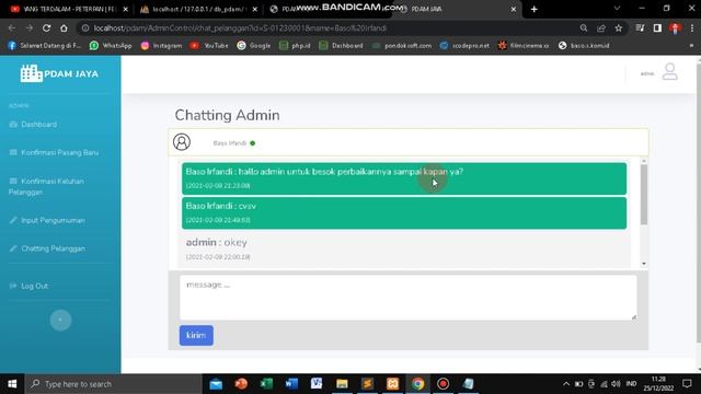 Aplikasi Sistem Informasi PDAM Berbasis Web смотреть онлайн