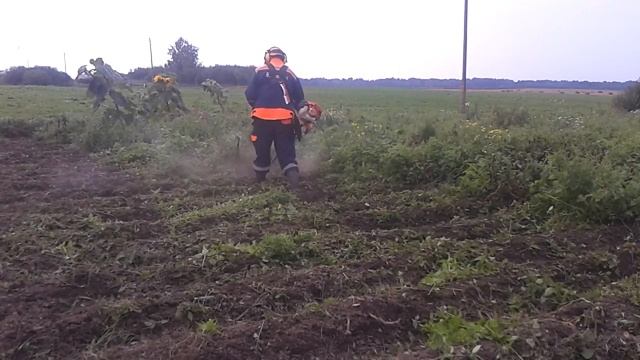 КАК Я КАШУ И ЧЕМ БУЛЬБОВНИК ИЛИ ПОДГОТОВКА К КАПКИ КАРТОШКА МОТОБЛОКОМ. смотреть онлайн