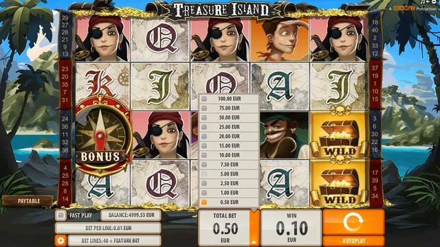Treasure Island Slot смотреть онлайн