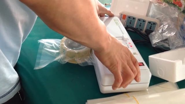 Small Household vacuum packager DZ-300A vacuum packaging machine for food смотреть онлайн