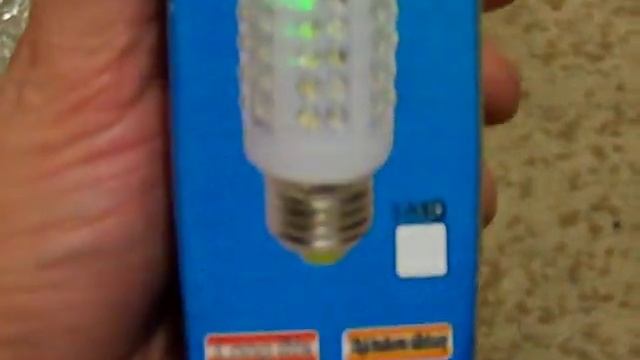 7W 360° 108 LEDs Corn Light Bulb Lamp E27 Cold White BY Goran H смотреть онлайн