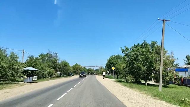 Едем на машине на дикий пляж Азовского моря станица Голубицкая. смотреть онлайн