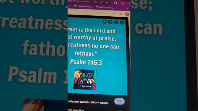 God is unbelievably great! Psalm 145:3 смотреть онлайн