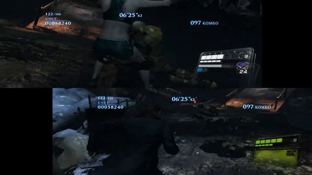 Resident Evil 6 (PC) Наёмники Возмездие Ко-оп: Глубоко Под Землёй смотреть онлайн