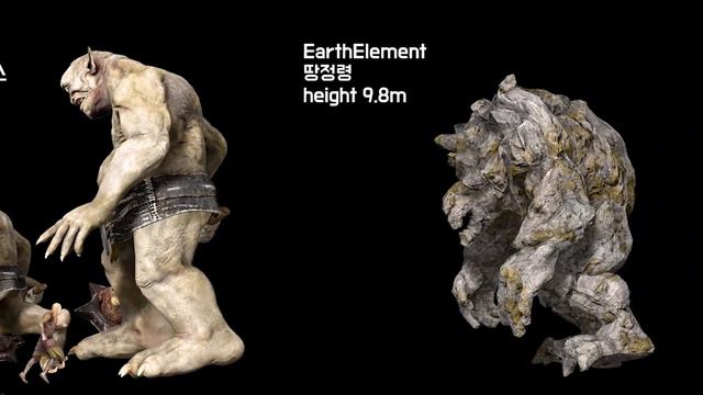 Dark And Light Fantasy Monsters SizeComparison (다크앤라이트 몬스터 크기비교)
