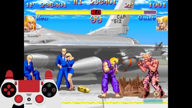 SSF2T/X Ken Super Combo Guide (gamepad+commentary) Super Street Fighter 2 Turbo CAPCOM смотреть онлайн