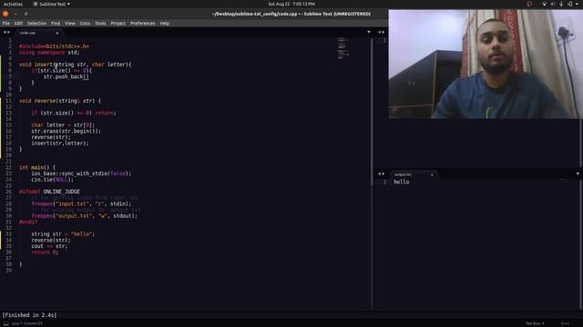 Reverse a string using recursion | Recursion & Backtracking смотреть онлайн