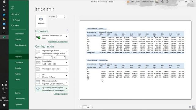 Aprende a ajustar área de impresión en tus trabajos | Microsoft Excel 2019 смотреть онлайн