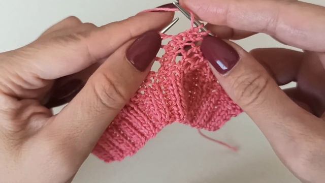 Ажурный узор спицами/Openwork Pattern With Knitting Needles