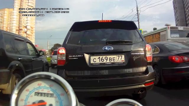 Поездка на работу на Baltmotors Classic 200