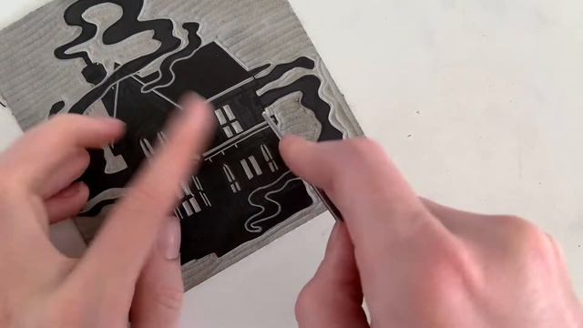 Linocut Printmaking Process - La Petite Maison Edition