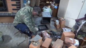 Каминопечь со сквозной топкой и духовкой в Шелехове   42 печь в 2019 году