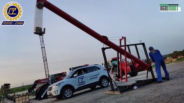 Сборка зернового шнека, загрузчик сеялок шнековый Agrimont SSN 70