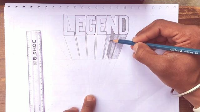 LEGEND- Sidhu moosewala✌️ ....... very easy 3D FONT ART || Art and Craft by JAGDEEP SINGH смотреть онлайн