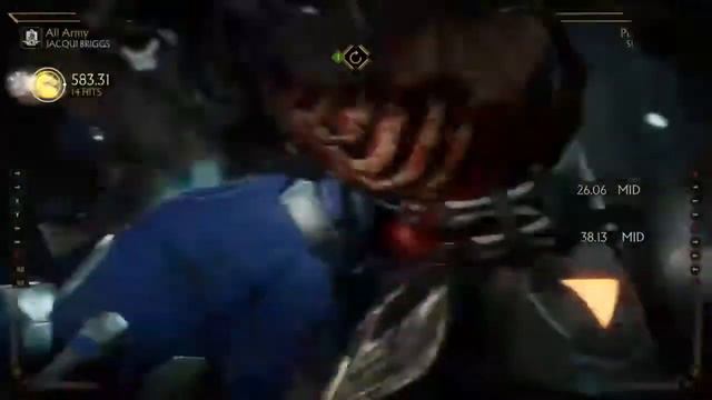 Mortal Kombat 11 - Джеки Бриггс сделал комбо на 600 урона смотреть онлайн