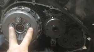 Honda VFR 800 обратная сборка сцепления