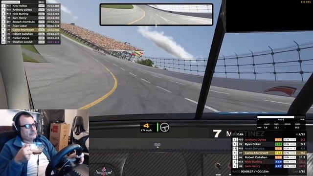 iRacing Live - Draft Master - Talladega - NASCAR XFINITY CHEVROLET CAMARO смотреть онлайн