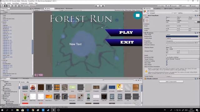 Уроки Unity3D #30 Карта смотреть онлайн