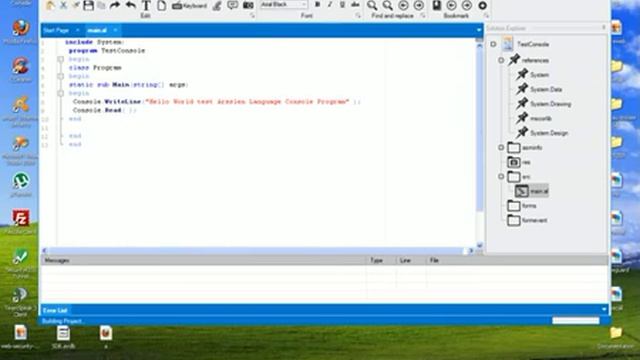 Developer Studio AL Express 2014 - Arsslen Language Console Application Test смотреть онлайн