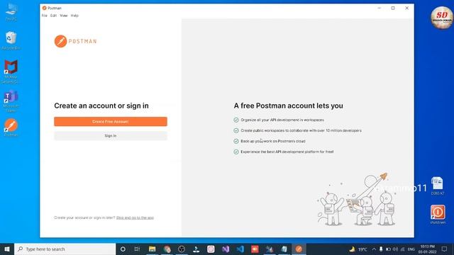 how to download and install postman in windows 10 2022 | @Mukeshotwani смотреть онлайн