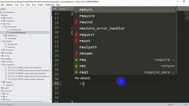 How To Insert Data Into Database In Laravel | Laravel Tutorial For Beginners Step By Step смотреть онлайн