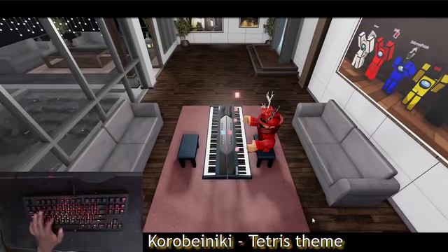 Korobeiniki - Tetris Theme Advanced [HANDCAM] Roblox Piano смотреть онлайн