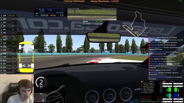 1-й этап чемпионата EATC в Assetto Corsa! Первый опыт на переднем приводе смотреть онлайн