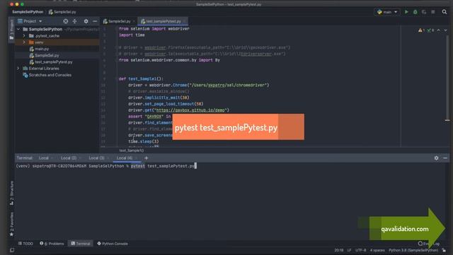 Getting started with pytest to write selenium tests using python смотреть онлайн