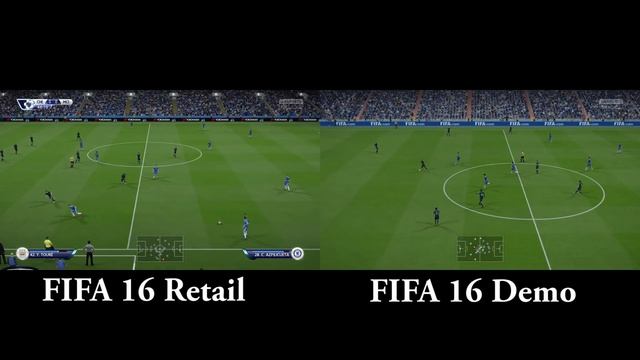 FIFA 16: Retail Vs. Demo Side By Side Gameplay Comparison смотреть онлайн