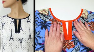 Пособие для начинающих. Как сшить V-образную горловину с планкой