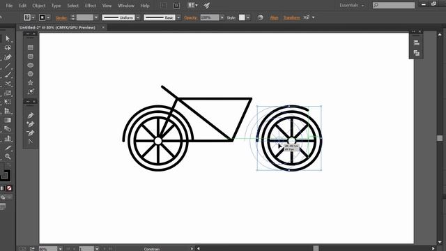 Adobe illustrator | New Tutorial - Flat Design ( BICYCLE ) смотреть онлайн