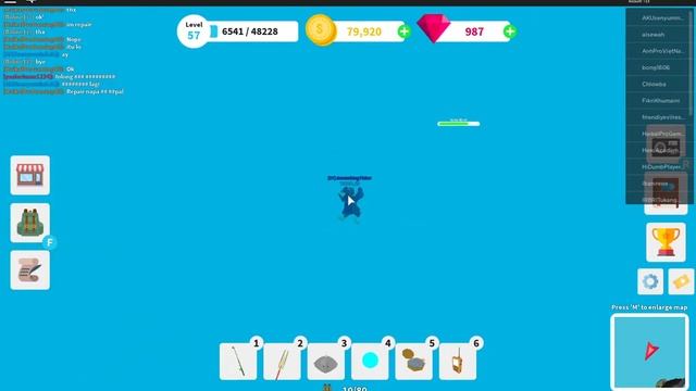 Killing the new Whale boss in Roblox Fishing Simulator update! смотреть онлайн