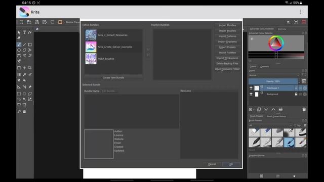 Krita setup on Samsung Galaxy Tab S6 смотреть онлайн