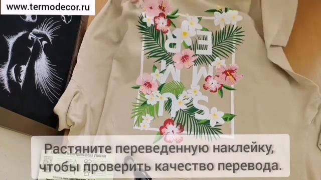 20-31 Термотрансфер Лето в цветах смотреть онлайн