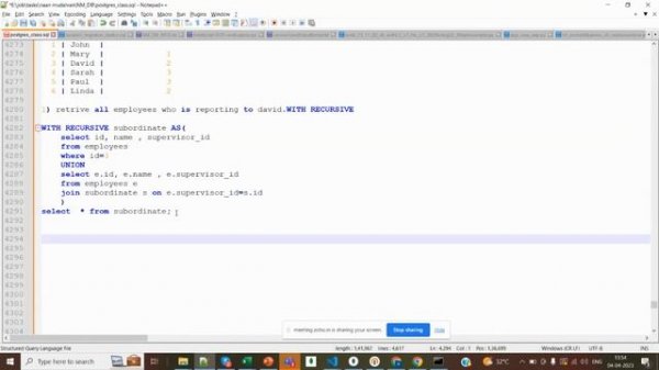PostgreSQL- Recursive query using CTEs