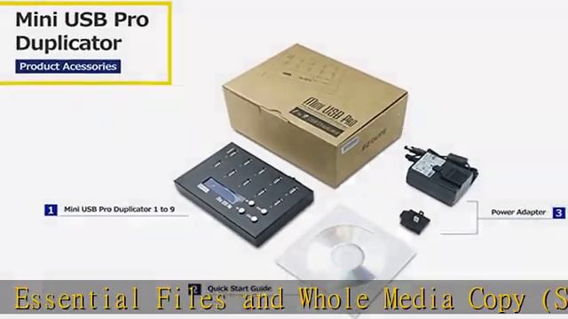 EZ DUPE 1 to 9 USB Duplicator - Standalone USB 2.0 / 3.0 / 3.1 Flash Media Thumb Drive / USB Hard D смотреть онлайн